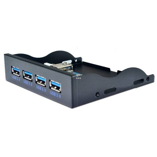 USB HUB 19+1 20Pin 4 Port USB .0 Front Panel Combo Bracket