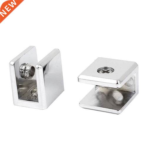 2pcs rectangular glass shelf clip 2 x 22 mm