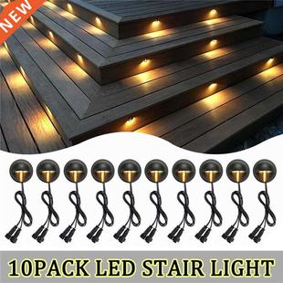 10PCS/Pack LED Deck Lights Half-moon SMD5050 Garden Pathway