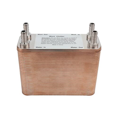 Plates Heat Exchanger Wort Chiller, Stainless Steel Counterf