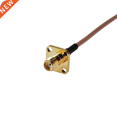 3m RG316 SMA Male Right Angle to SMA Female Flange Pigtail J