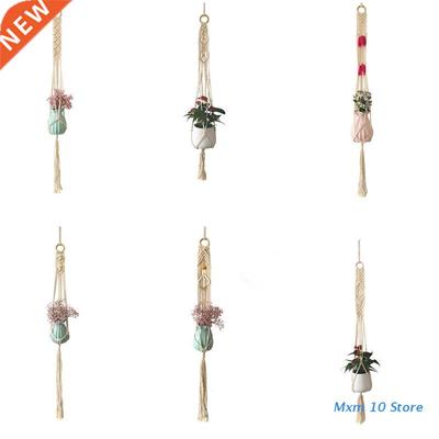 Macrame Plant Pot Hanger Boho Woven Hanging Basket Flowerpot