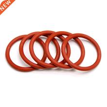 50PCS Red Silicone O-Ring Gasket OD 5 ~ 80mm Seal Ring Food