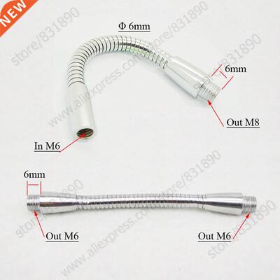 1/5/10pc Dia6mm LED Gooseneck Desk Lamp Soft Flexible light