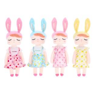 Dreameryoly Rabbit, Sleeping Vintage Angela Plush Toy, Pink