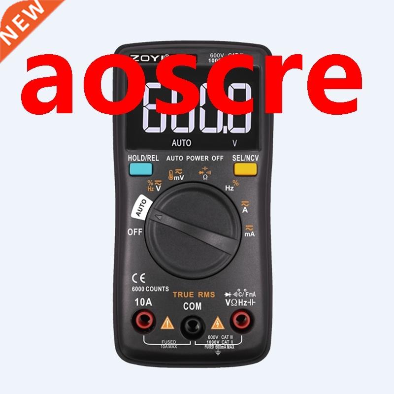ZT102A Auto Functional Multimeter 6000 Counts Backlight AC/D