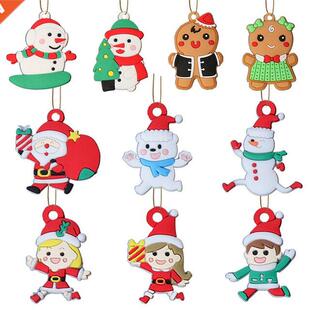 Christmas Tree Hanging  Crafts Gingerbread Man Pendants F