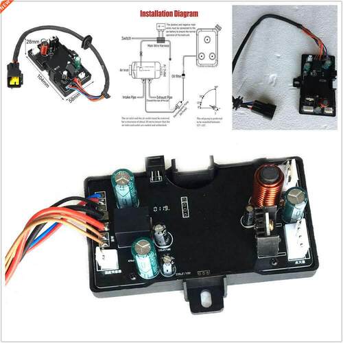 Replacement Control Board Heater ABS plastic 1pc Auto Air D