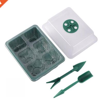 6/12 Cell Seedling Starter Nursery Box Gardening Transplanti