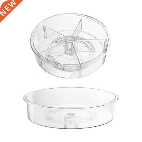 Round Turntable Spining Organization Clear Acrylic Rotating