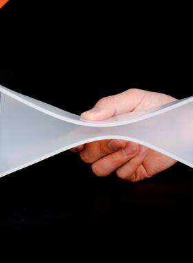 Silicone Rubber Sheet 500x500mm Clear Translucent Plate Mat