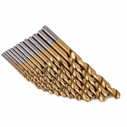 13Pcs Hss Coated Drill Bit Set Shank For Drilling 1.5-6.5mm