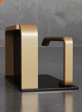 Bathroom Paper Holder Space Alumnum Roll Holder Phone Black