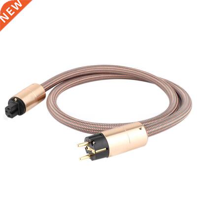 Hgh Qualty H End Power Cord CD Amplfer Amp EU Power Plu