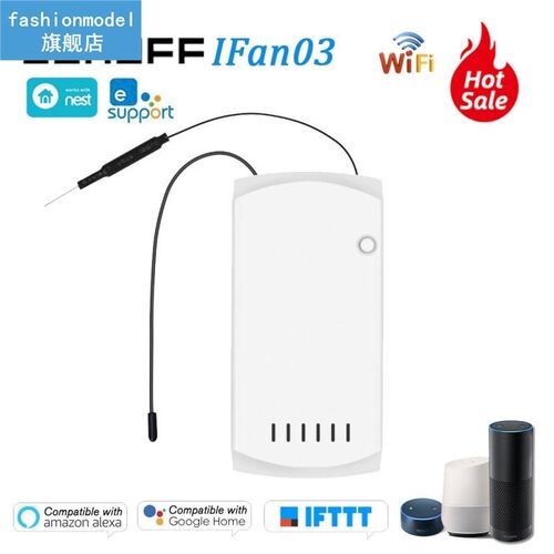 1pc SONOFF iFan03 Wifi Celling Fan Switch Module Smart Fan L