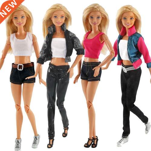 New Doll Clothes Dress Up Suit Jeans Mini Dress Casual Cloth