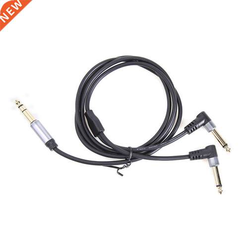 6.35mm Dual Channel Male To Dual 6.35mm Mono Audio Adapter