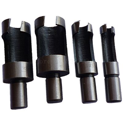 4pcs Plug Cutter Cutting Power Tool Drill Bit Set 6mm 10mm 1