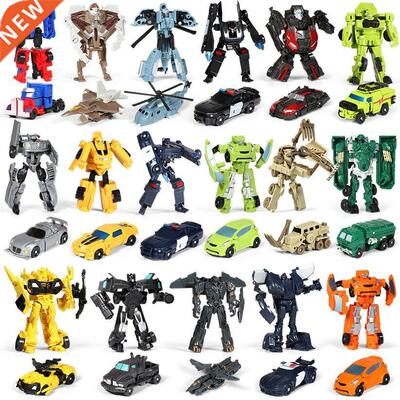 Children Toys Mini Transformation Robot Kit Toys Models 2 in