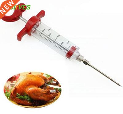 30ML Kitchen Syringes Stainless Steel Needles Injector Meat