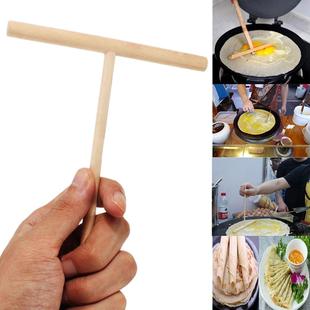 1Pc Pancake Batter Wooden Spreader Stick Tools Home Kitchen