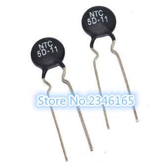 10pcs Thermistor Resistor NTC 5D-11 Thermal Resistor