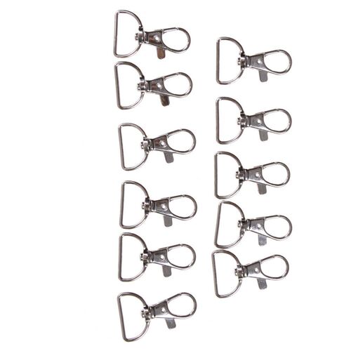 Metal Lanyard Hook Swivel Snap Hooks Key Chain Clasp Clips L