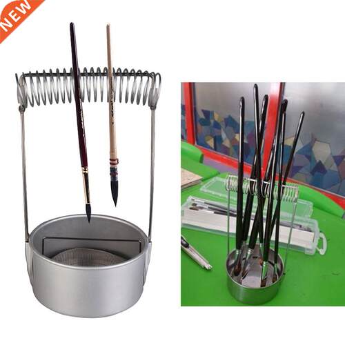 Stinless Steel Pint Brush Wsher Clener with Screen nd H