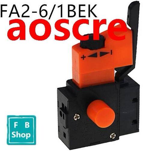 1PCS FA2-6/1EK Orange+lack 6A 250V 5E4 Lock on Power Tool