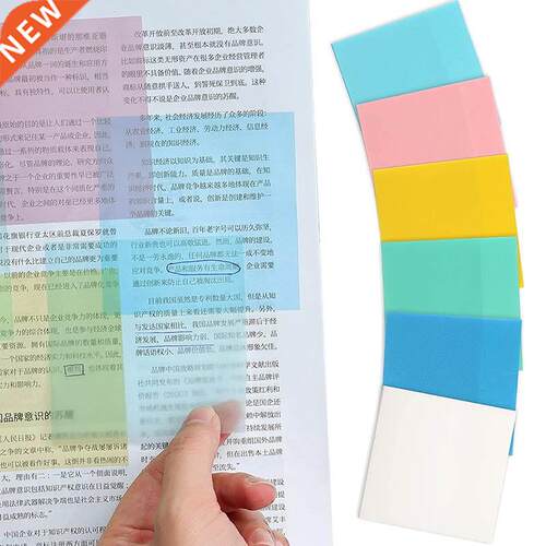 Waterproof PET Transparent Sticky Notes Memo Pad 50 Sheets S