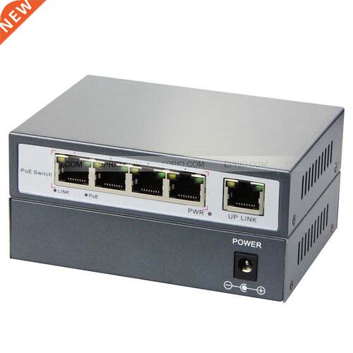 End-Span 1,2+/3,6- IEEE802.3at 5 Ports 4 PoE Switch 110W 10/