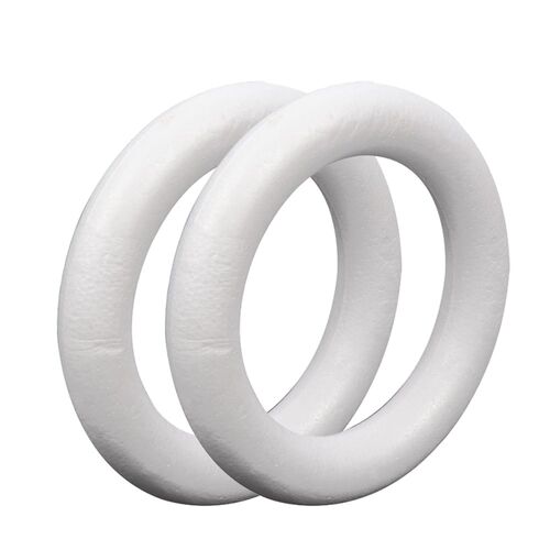 2Pcs EPS Round Circle Rings Wreaths 25cm x 4cm Party Festiva