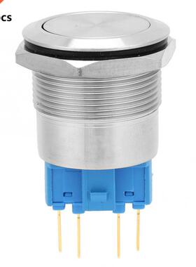Button Switch 20Pcs 22mm Automatic Reset Flat Head ainless