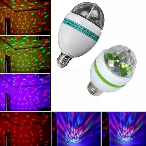 Led small magic ball bulb booth Christmas colorful rotating