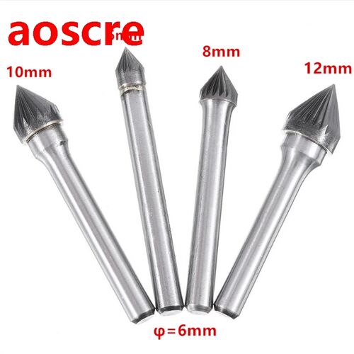 6mm Shank J Series Tungsten Carbide Single groove Burr Rotar
