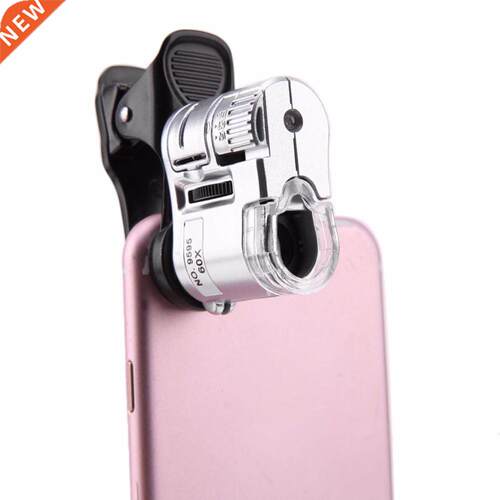 Universal 60X Mobile Phone Microscope Macro Lens Zoom Micro