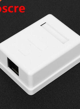 2pcs RJ45-8P8C Networks ox CAT6 Single Port Networks Wiring