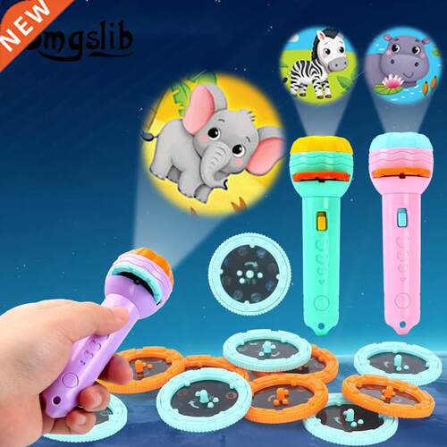 Baby Sleeping Story Book Flashlight Protor Torch Lamp Toy