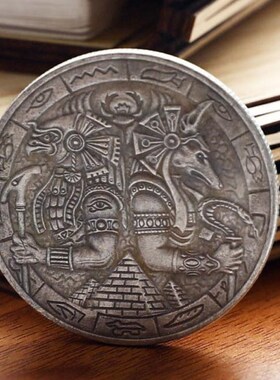 New Pyramid Wanderer Commemorative Coin Anubis And Eagle Col