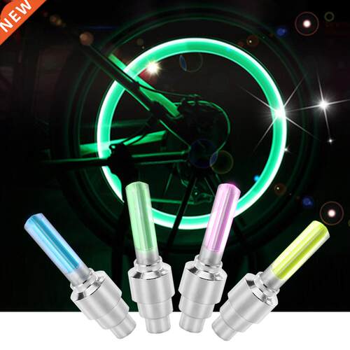 Neon Bike Spoke Light Mini Bicycle Taillight Motorcycle Whee