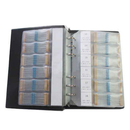 1400pcs/Lot 1/4W 1 ohm-4.7M Ohm Metal Film Resistor Assorted