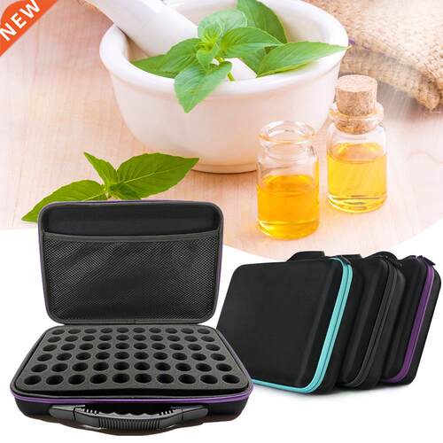 60 Bottles Essential Oil Case Storage Bag Holder Portable Tr