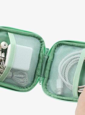 1 Pc PU Material Storage Pouch Portable Storage Organizer Ke