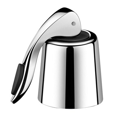 Wine Bottle Stopper Stainless Steel Reusable Leakproof Silic