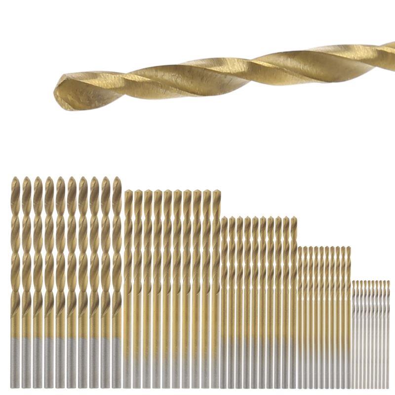 50Pcs Speed Steel Plating Titanium Coated And Drive Bit Tool