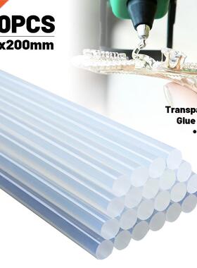 10/20/50Pcs 7x200mm Clear Hot Melt Glue Stick For Electric H