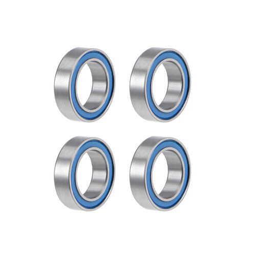4pcs MR117-2RS Deep Groove Ball Bearings 7mm x 11mm x 3mm Do