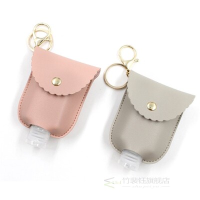 Travel-Bottle Keychain-Holder Hand-Sanitizer Empty-Leak-Proo
