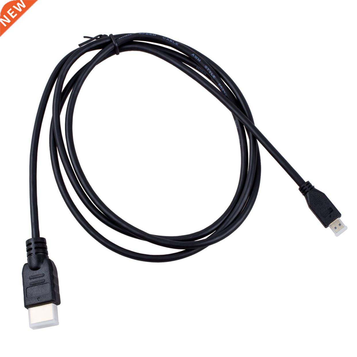 1.5M Gold Type D mini HDMI To HDMI Type A Lead Cable 1080P