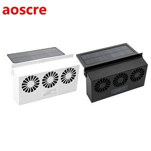 Solar Energy Car Fan Home Portable Solar Powered USB Chargin